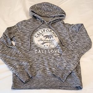 Gray weathered Hoodie